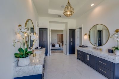 Luxury Bathroom Upgrade with Marble Accents