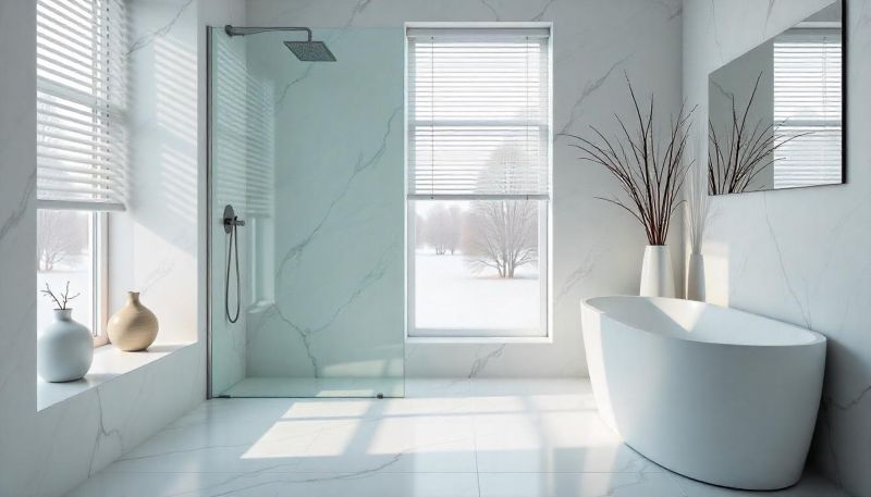 Freestanding Bathtub with Contemporary Decor